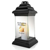 ZNICZ z GRAWEREM na WIELKANOC KAPLICZKA dedykacja NA GRÓB BABCI DZIADKA