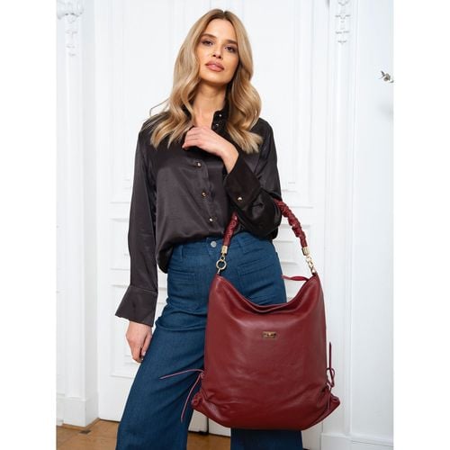 shopperka w typie worka ze skóry naturalnej - peterson na Arena.pl