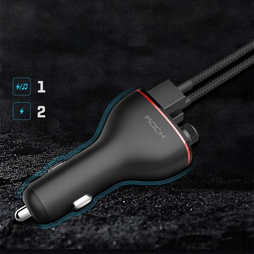 ROCK B300 TRANSMITER FM BLUETOOTH+ŁADOWARKA 2xUSB na Arena.pl