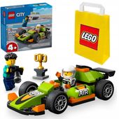 LEGO CITY 60399 ZIELONY SAMOCHÓD WYŚCIGOWY + TORBA LEGO
