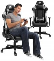 FOTEL BIUROWY OBROTOWY GAMINGOWY KRZESŁO DO BIURKA
