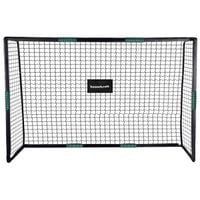 Duża metalowa bramka piłkarska z siatką do gry w piłkę nożną 300x200