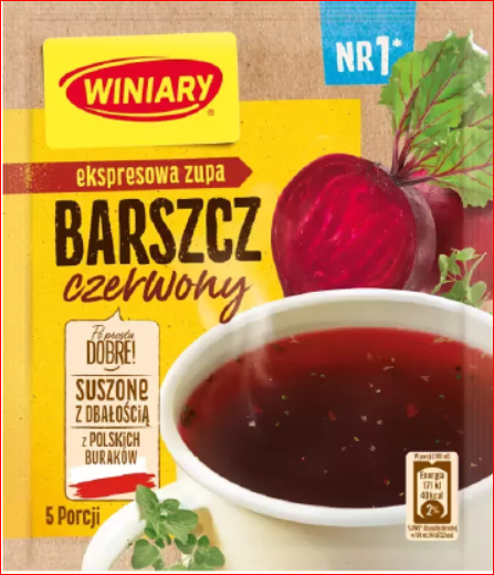 WINIARY BARSZCZ CZERWONY INSTANT EXPRES 60G zdjęcie 1