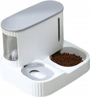 Automat do karmienia Korbi plastikowy 3850 ml szary