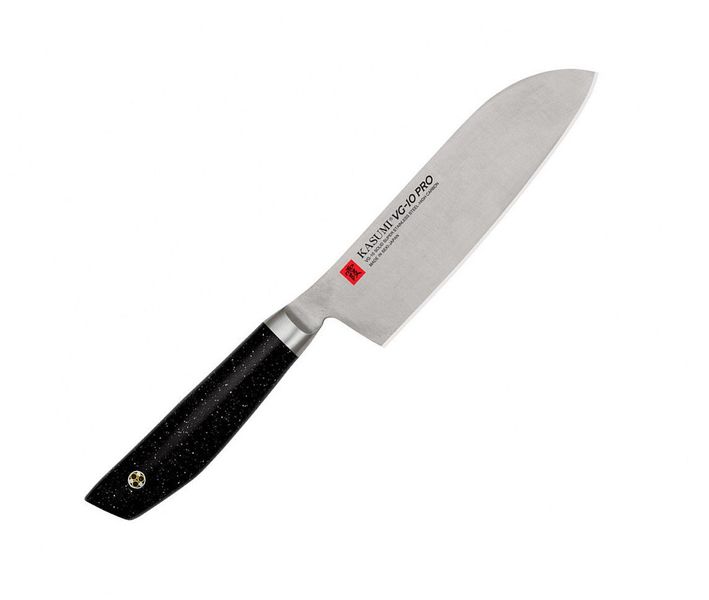 KASUMI Nóż Santoku, mały kuty VG10 dł. 13 cm zdjęcie 1