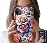 ETUI DO SAMSUNG GALAXY A07 4G - KWIECISTE WZORY RÓŻA RÓŻE KWIATKI CASE