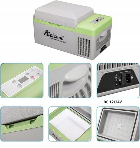 Lodówka Kompresorowa 20L 12/24/230 Z Funkcją Zamrażarki Turystyczna Kemping na Arena.pl