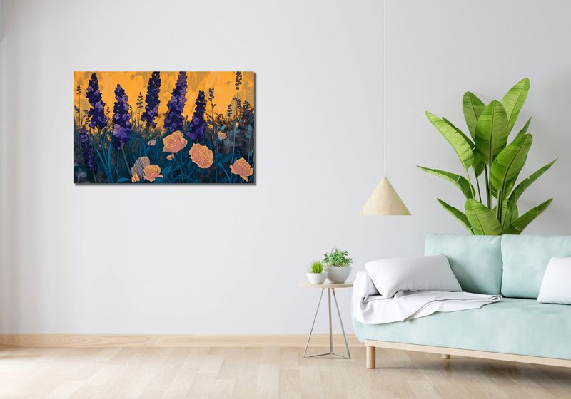 Obraz 100x60cm Złoty Ogród zdjęcie 2