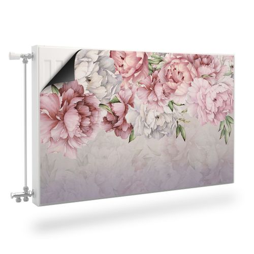 Mata MAGNETYCZNA Grzejnika PIWONIE Kwiaty Natura 80cm x 60cm na Arena.pl