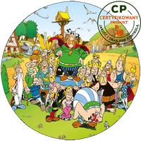 Opłatek waflowy na tort - ASTERIX & OBELIX