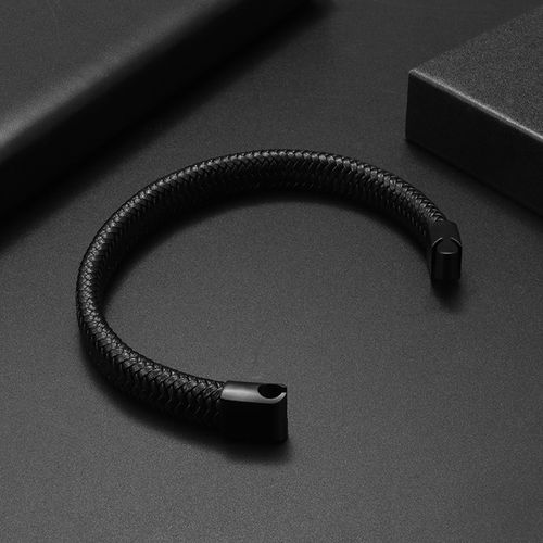 GRUBA Bransoletka Męska SKÓRZANA Skóra Naturalna Rzemień Dla Mężczyzny na Arena.pl