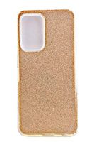 Etui brokatowe Shc do Samsung Galaxy A02s złoty