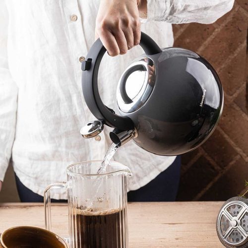czajnik stalowy z gwizdkiem 3l klausberg kb-7955 grafitowy połysk na Arena.pl
