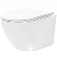 MISKA WC WISZĄCA REA CARLO MINI FLAT TORNADO PRO RIMLESS PODWIESZANA BIAŁA