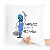 Poduszka Dla Mechanika Zabójczo Dobry Mechanik Z Nadrukiem Ze Zdjęciem