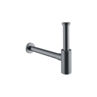 D54 syfon umywalkowy, stal nierdzewna, grafit szczotkowany
