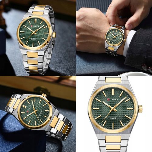 ZEGAREK MĘSKI CURREN PRX +BOX +GRAWER stalowy srebrny na Arena.pl