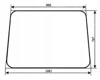 szyba przednia - przód do ciągnika LTZ 55