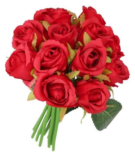 SZTUCZNE KWIATY RÓŻA RÓŻE SYLIKONOWE KWIATY GUMOWE na Arena.pl