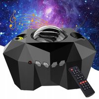 PROJEKTOR GWIAZD ZORZA POLARNA KSIĘŻYC LAMPKA NOCNA RZUTNIK KOSMOS BT PILOT