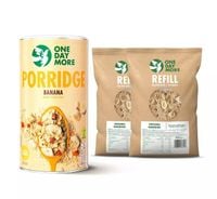 Owsianka Bananowa Bez Cukru OneDayMore 1350gZESTAW