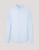 Hackett London NIEBIESKA KOSZULA OXFORD O KROJU TAILORED FIT S