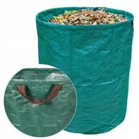 WOREK OGRODOWY 270L Pojemnik kosz na liście trawę odpady duży mocny