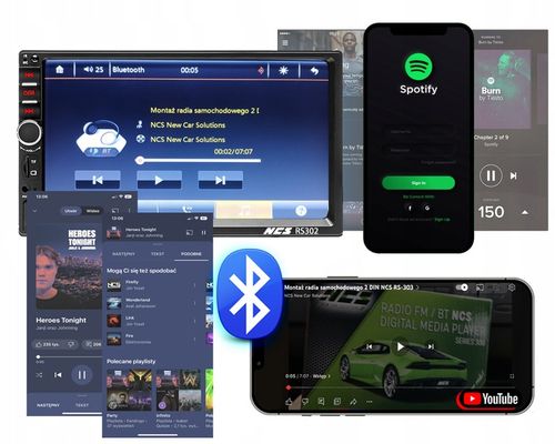 RADIO 2DIN EKRAN 7 USB SAMOCHODOWE SD MP3 BT na Arena.pl