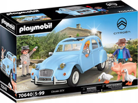 PLAYMOBIL KLOCKI AUTO CITROEN 2CV SAMOCHÓD OTWIERANY DACH NAKLEJKI 70640
