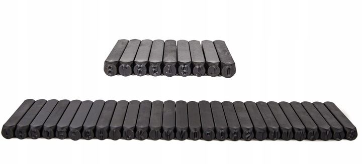 ZNACZNIKI NUMERATORY 36 NUMERATOR LITERY CYFRY 8mm zdjęcie 2