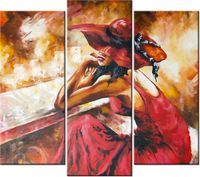 90 80CM OBRAZ T3 ELEM JESIENNA ZADUMA DRUK ŚCIENNY