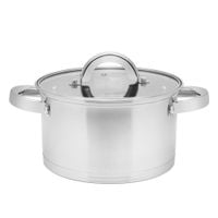 GARNEK indukcja STALOWY z POKRYWKĄ Tradycyjny 24 cm Konighoffer Petra 5,9 l