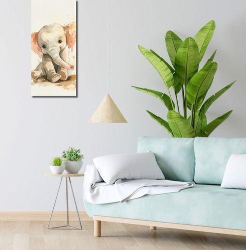Obraz 30x70cm Siwy Słonik na Arena.pl