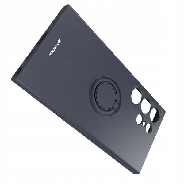 Spacecase Silicone Ring Galaxy S24 Ultra Black zdjęcie 6