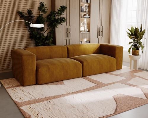 Ekskluzywna Sofa Bali brązowa sztruks na Arena.pl