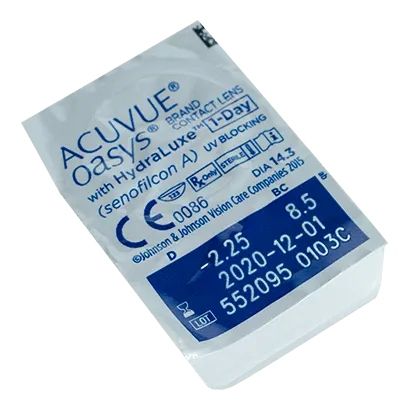 Soczewki kontaktowe jednodniowe ACUVUE OASYS 1-DAY 30 szt. moc -2,50 na Arena.pl