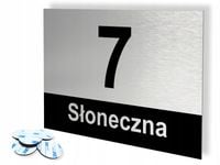 Tabliczka adresowa NUMER NA DOM| 30x20cm | trwały druk UV |