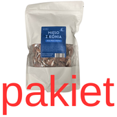 3 x 200g liofilizowane mięso końskie dla psa i kota niskotłuszczowy B1 B2