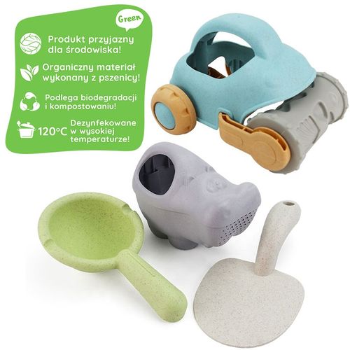 ZESTAW Z SAMOCHODZIKIEM  DO PIASKU na Arena.pl