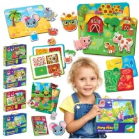 GRA EDUKACYJNA ROTER KAFER dla najmłodszych ZESTAW NAJLEPSZYCH GIER 4 szt +