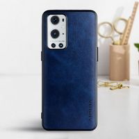 Etui AIORIA Vintage LEATHER do OnePlus 9 Pro niebieski