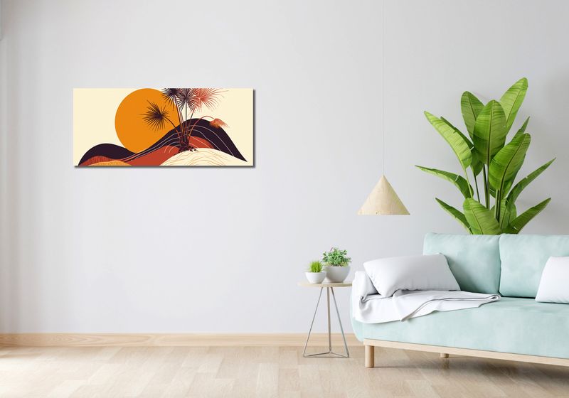 Obraz 100x40cm Słoneczny Horyzont zdjęcie 2