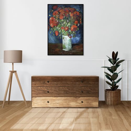 Plakat 50x70cm Vase with Poppies, Van Gogh Vintage do Salonu na Arena.pl