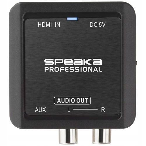 Konwerter ADAPTER przejściówka HDMI na RCA cinch JACK 3.5mm AUDIO SpeaKa na Arena.pl