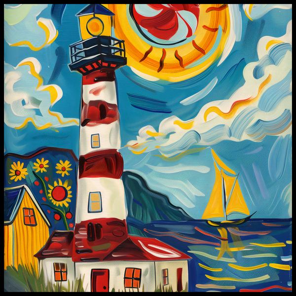 Plakat 70x70cm Żywa Przystań zdjęcie 2