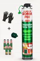 Piana Ociepleniowa PUR Pistoletowa izolacyjna SOMAFIX 910g PODDASZA