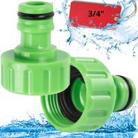 PRZYŁĄCZE NA KRAN Z GWINTEM NA SZYBKOŁĄCZKĘ USZCZELKA WĘŻA OGRODOWEGO 3/4"