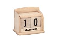 Wieczny kalendarz z drewna #2