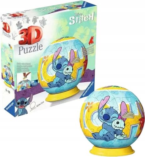 Puzzle 3D Kula: Stitch na Arena.pl