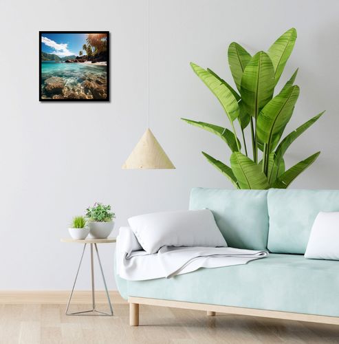 Plakat 40x40cm Odosobniony Raj na Arena.pl